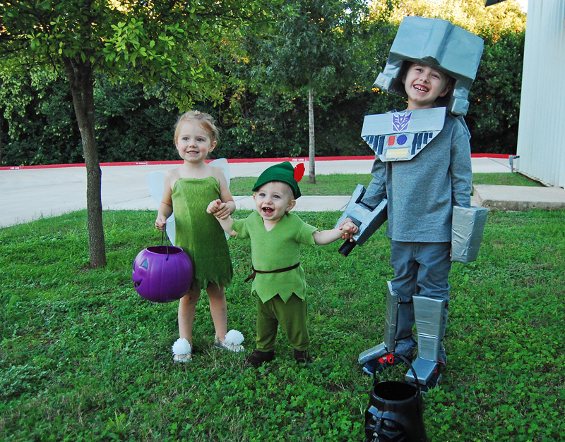 tinkerbell and peter pan costume