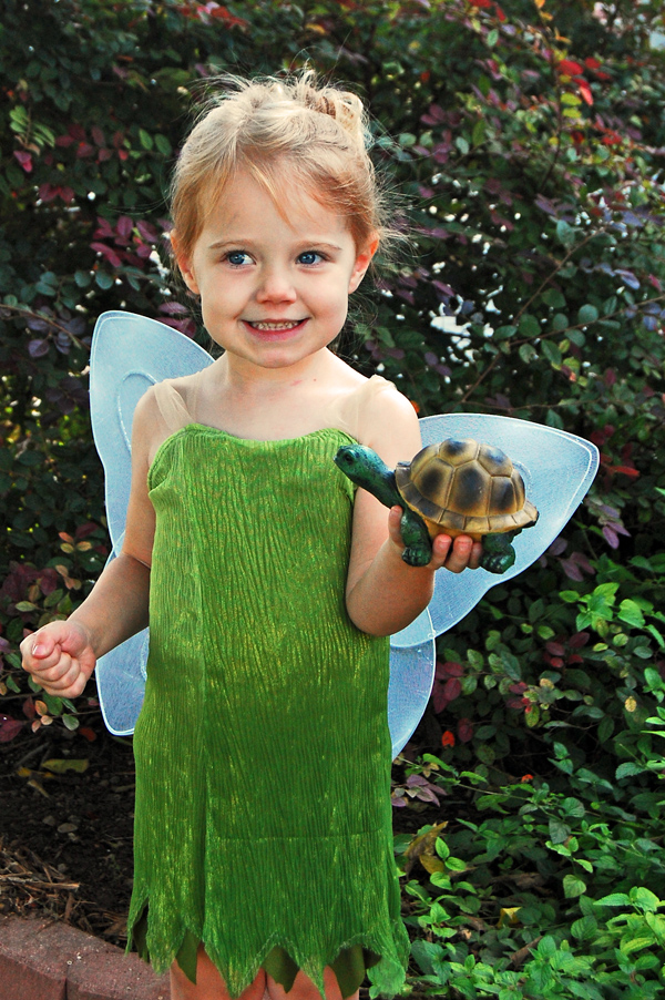 DIY Tinkerbell Costume from The Nesting Spot